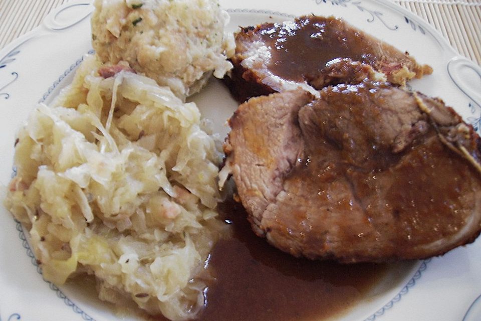 Spießbraten im Bratschlauch