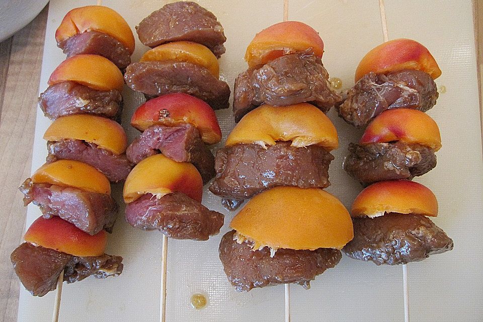Aprikosenspieß Aprikosenspieß