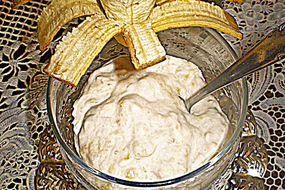 Extraleichter Bananenquark