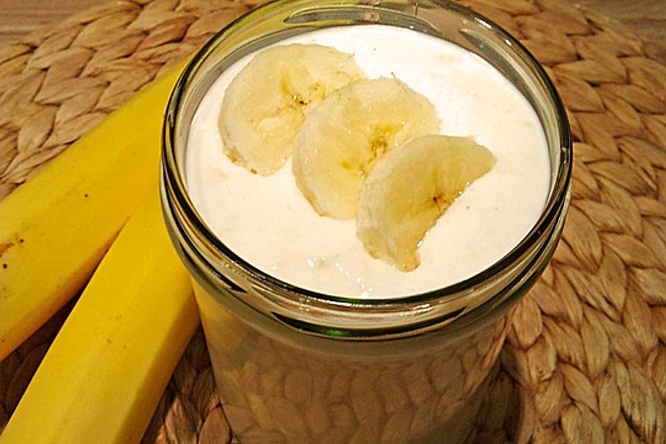 Extraleichter Bananenquark