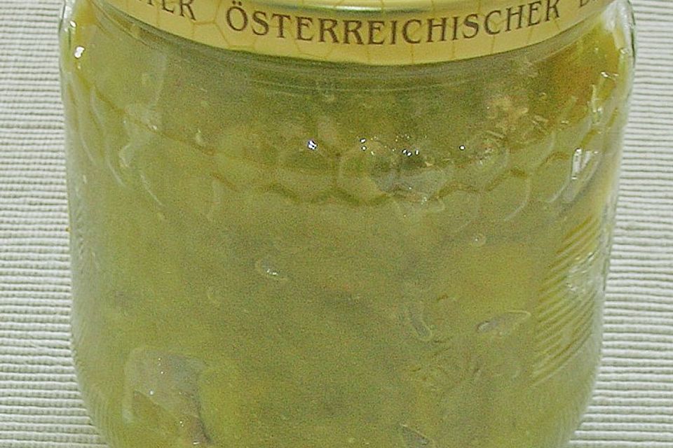 Bananen - Rhabarber - Marmelade