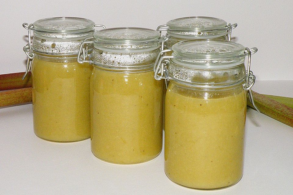 Bananen - Rhabarber - Marmelade