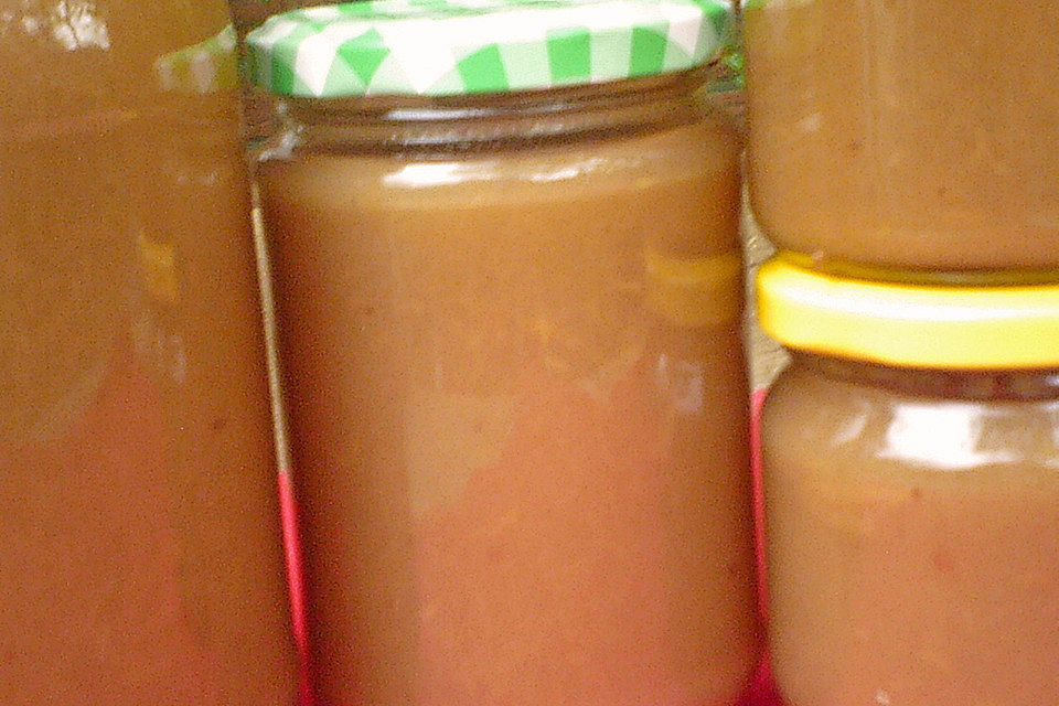 Bananen - Rhabarber - Marmelade