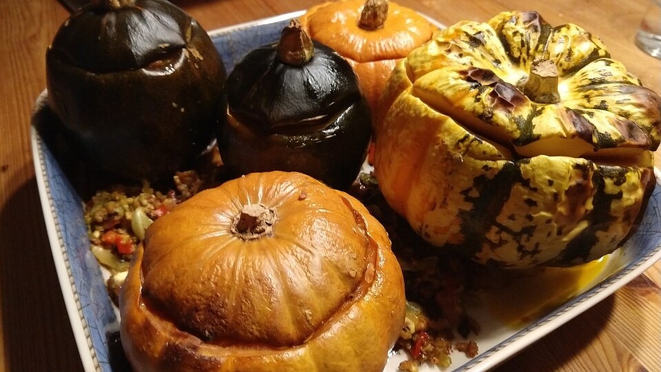 Gefüllte Mini-Kürbisse aus dem Ofen von jesusfreak