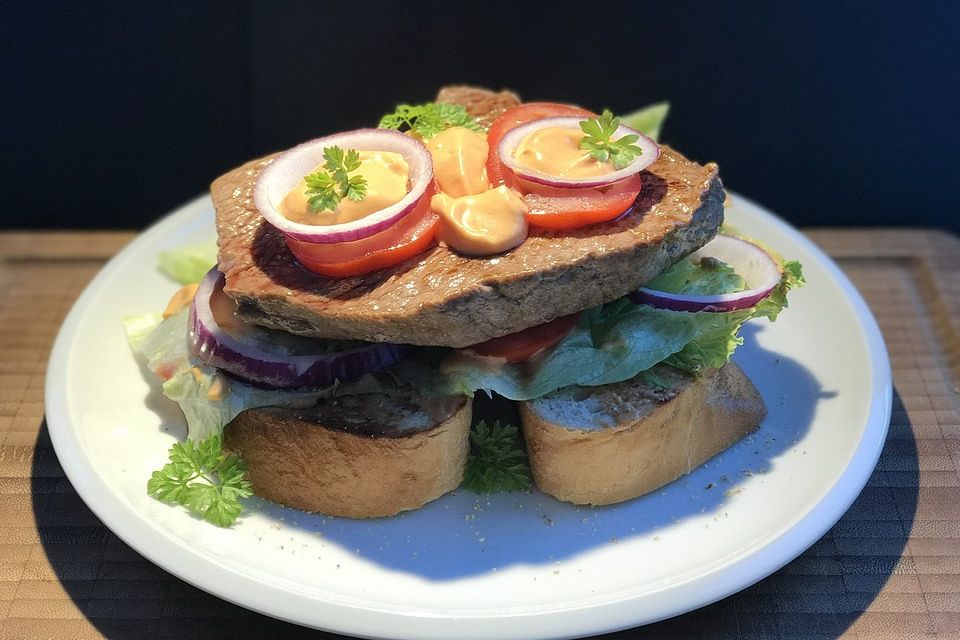 Steak Toast nach amerikanischer Art