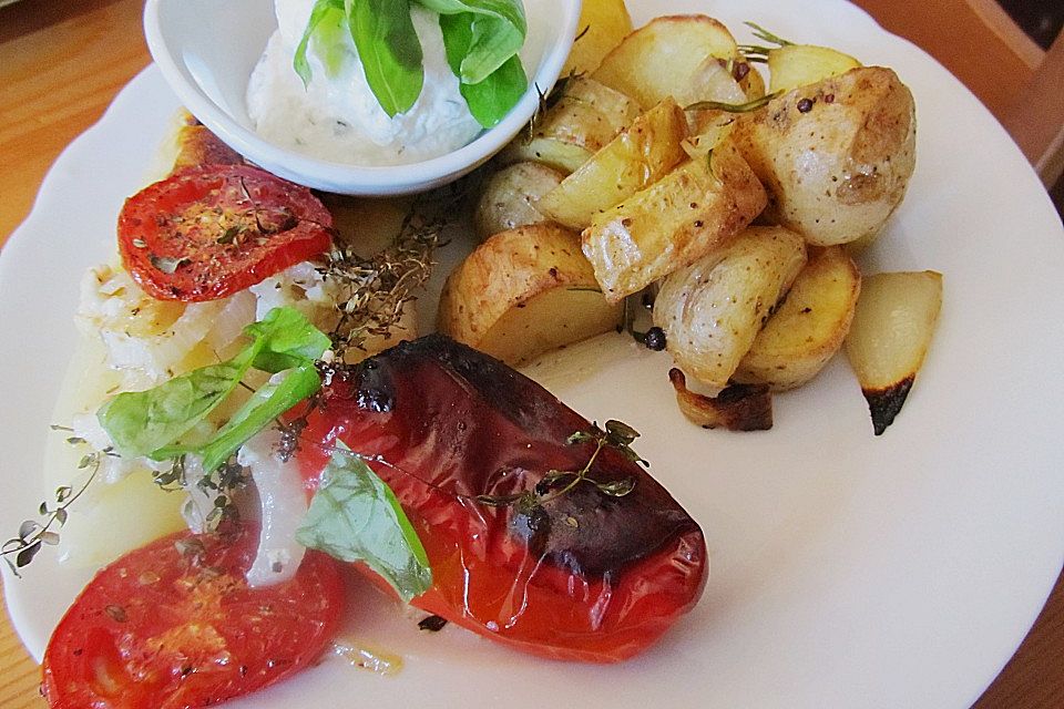 Türkische Paprika aus dem Backofen - sehr knackig