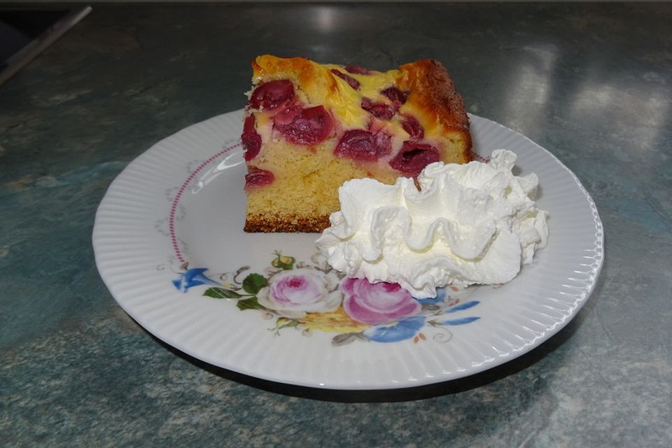 Kirschkuchen mit Rahm Kirschkuchen mit Rahm