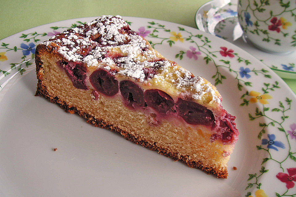 Kirschkuchen mit Rahm Kirschkuchen mit Rahm