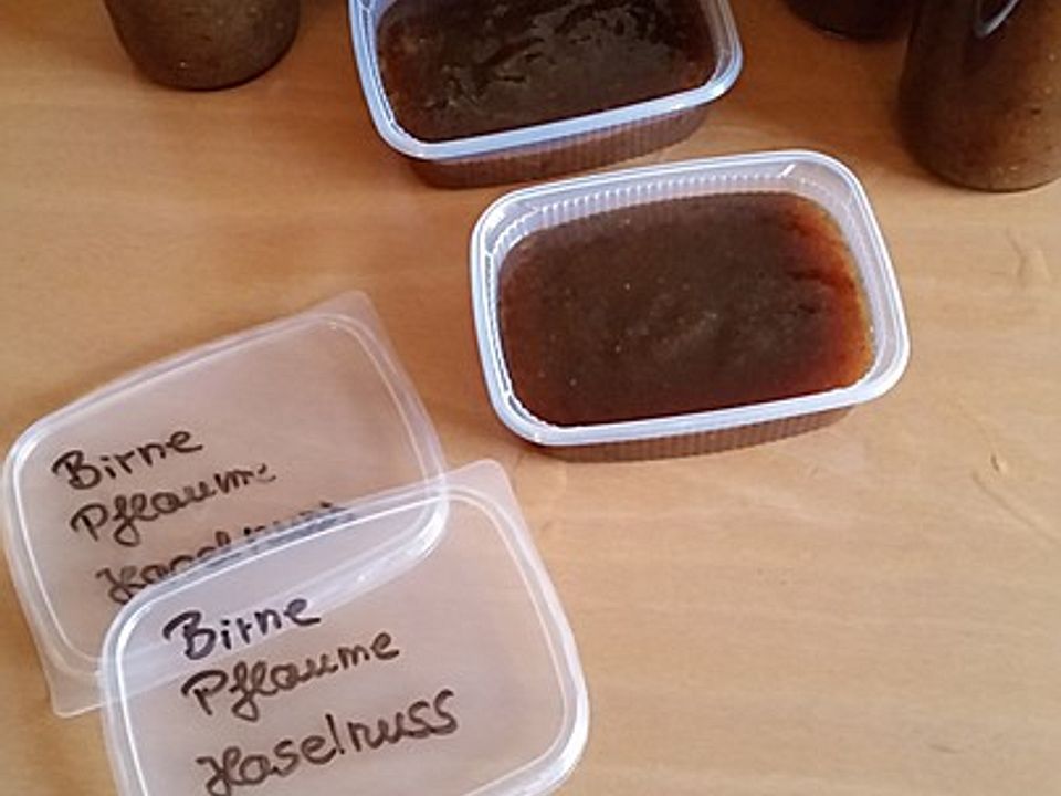 Zwetschgen - Äpfel - Birnen - Haselnuss - Marmelade von Koschka7 | Chefkoch