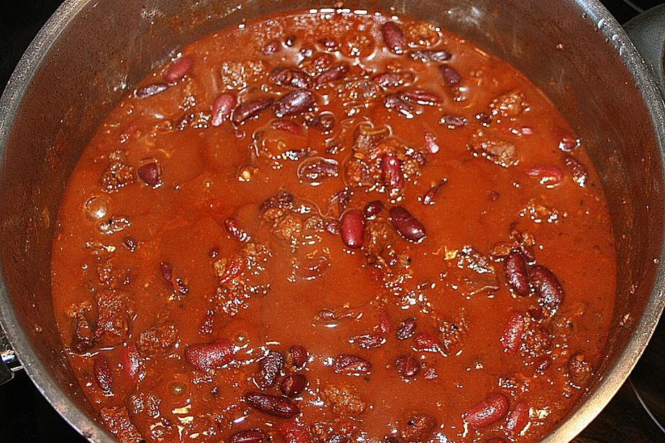 Chili - Gulasch mit Linsen