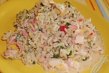 Erfrischender Reissalat