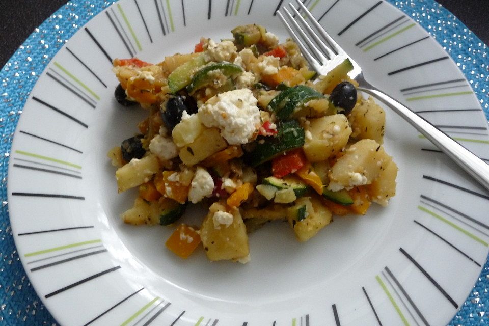 Korsische Kartoffelpfanne Korsische Kartoffelpfanne