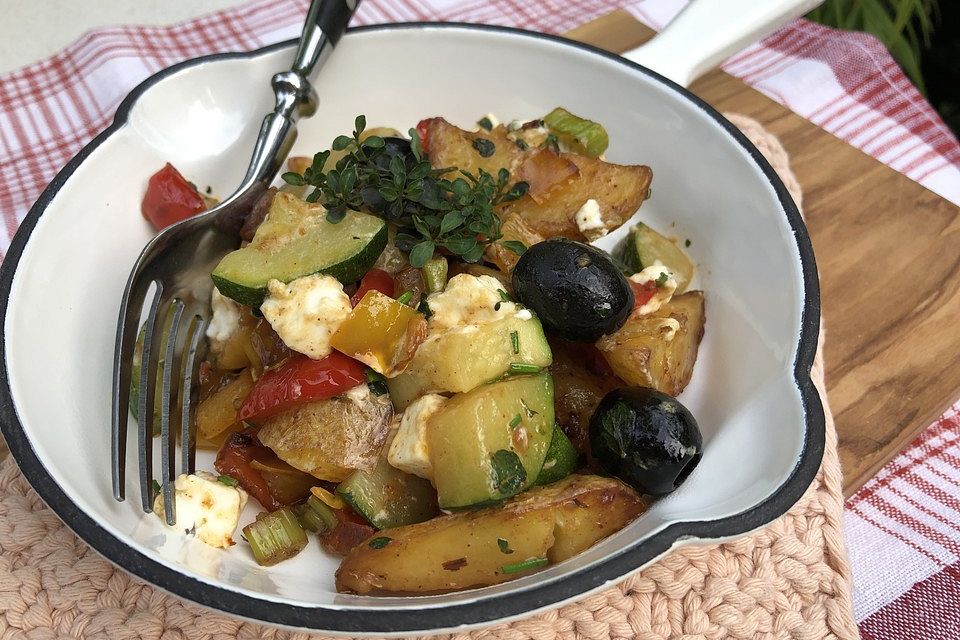 Korsische Kartoffelpfanne Korsische Kartoffelpfanne
