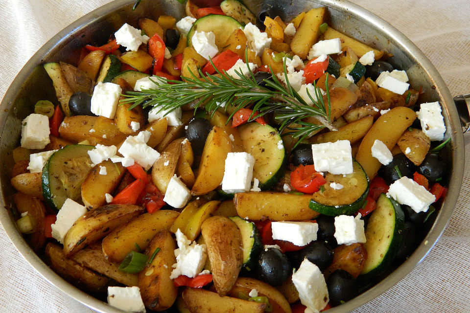 Korsische Kartoffelpfanne Korsische Kartoffelpfanne