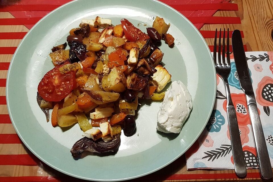 Korsische Kartoffelpfanne Korsische Kartoffelpfanne
