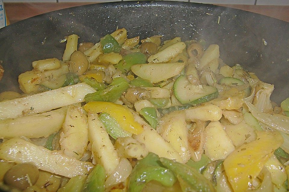 Korsische Kartoffelpfanne Korsische Kartoffelpfanne
