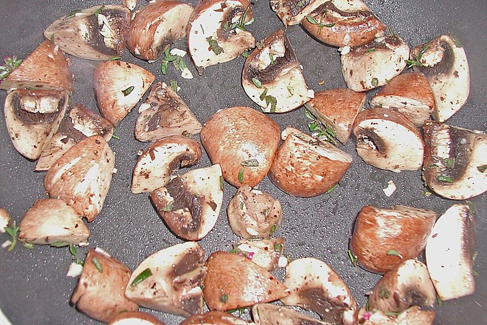 Champignon - Pfanne mediterran