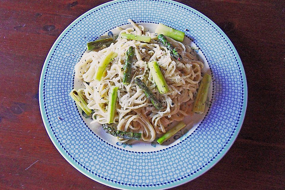 Linguine al Limone e Mentuccia - Linguine mit Zitronensauce und Minze Linguine al Limone e Mentuccia - Linguine mit Zitronensauce und Minze