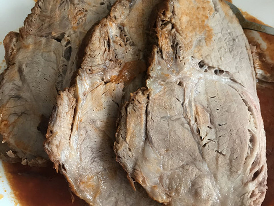 Schweinebraten in Biersoße von Piepsi | Chefkoch