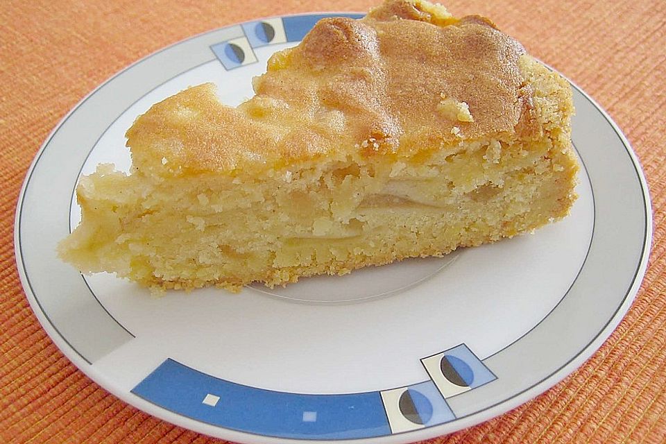 Apfel - Marzipankuchen