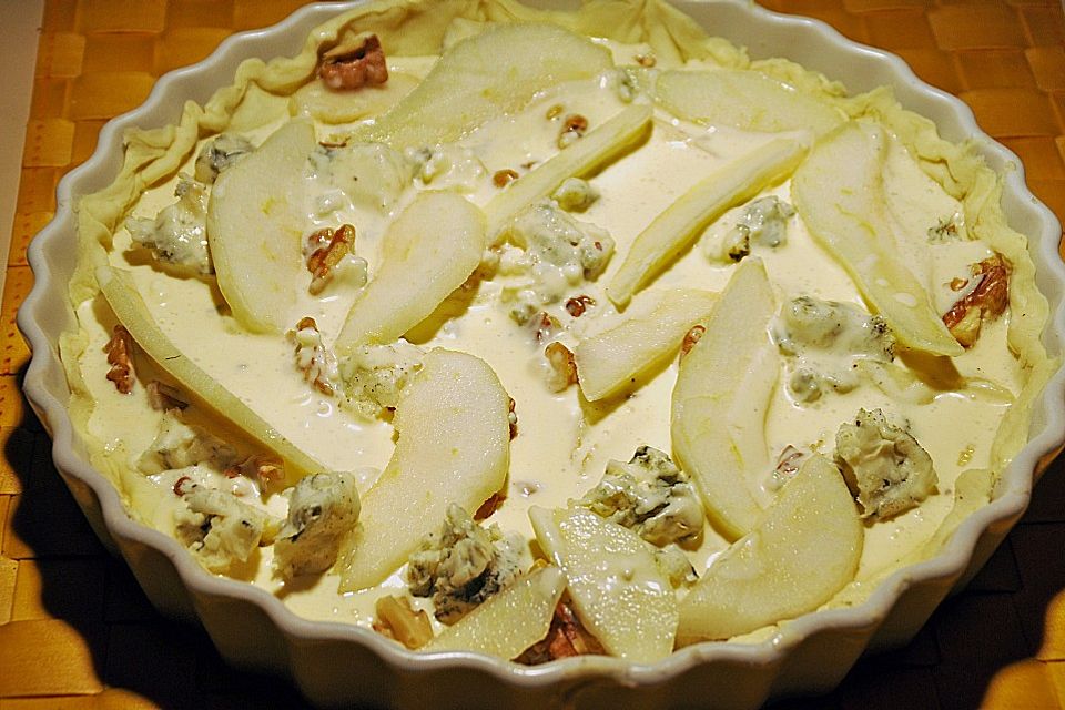 Roquefort - Birnen - Tarte