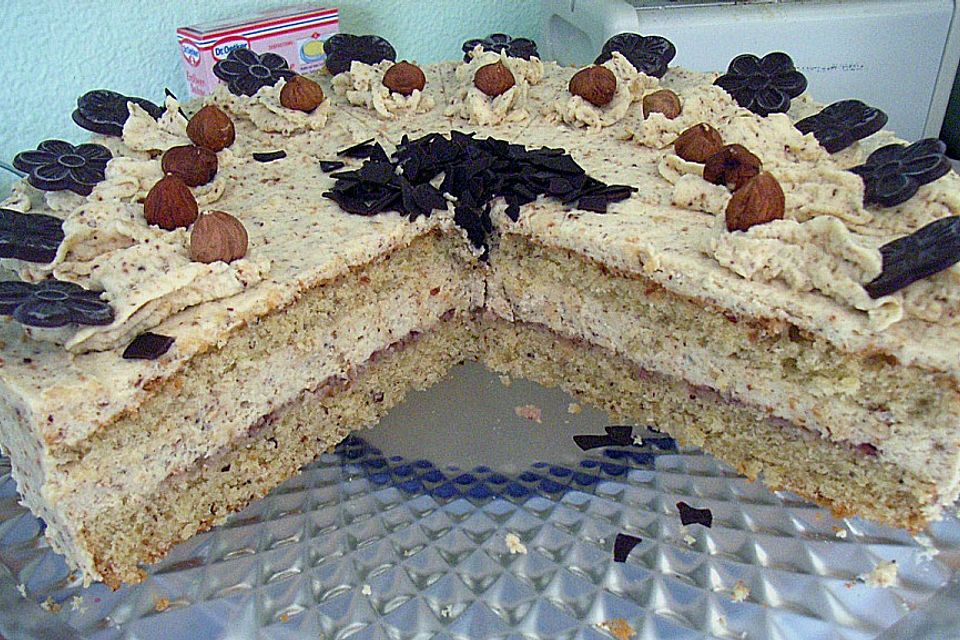 Nuss - Sahne - Torte