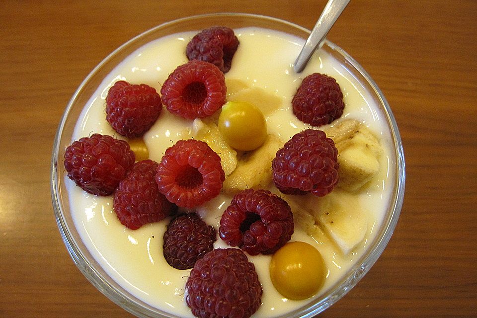 Himbeeren mit Mascarponecreme