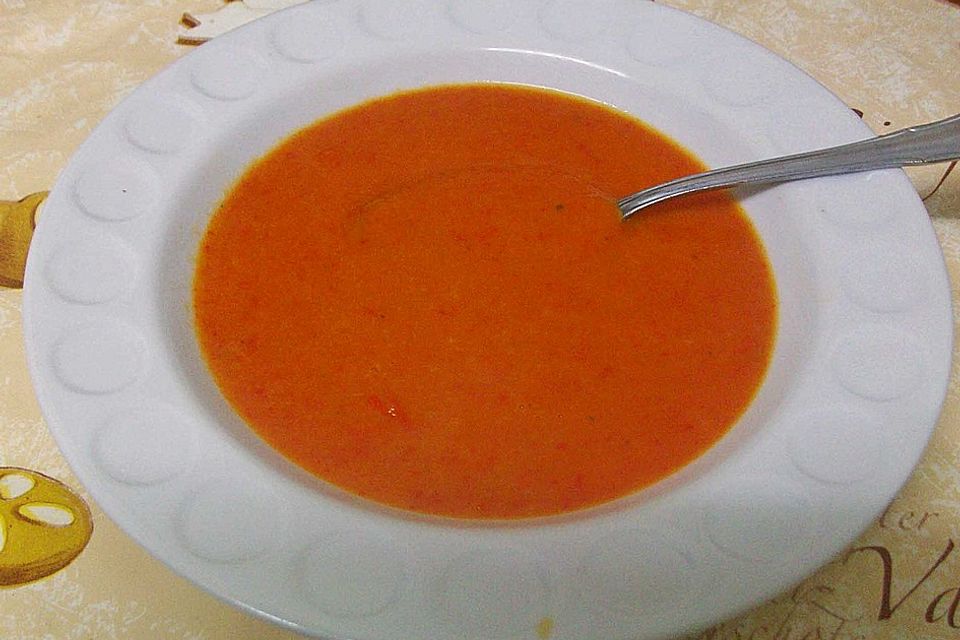 Apfel - Paprika - Suppe