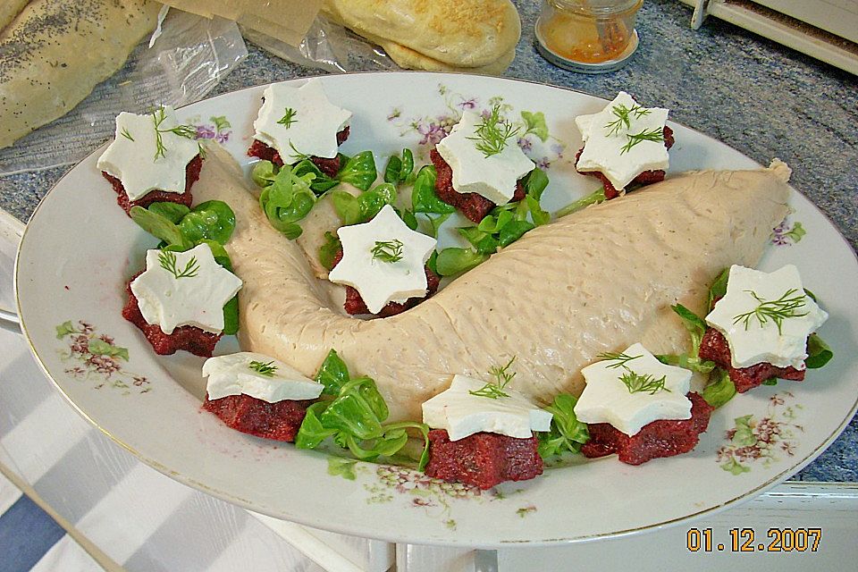 Terrine aus geräuchertem Lachs