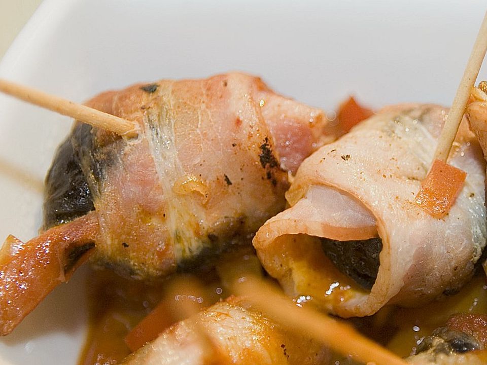 Pflaumen im Baconmantel von chefkoch| Chefkoch