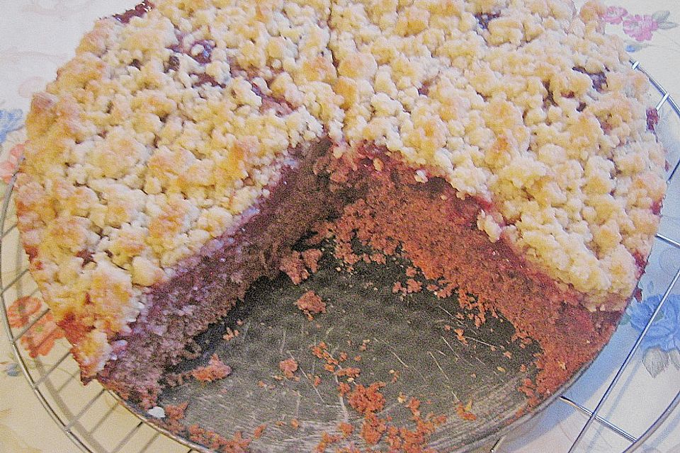 Kirschenkuchen mit Streuseln