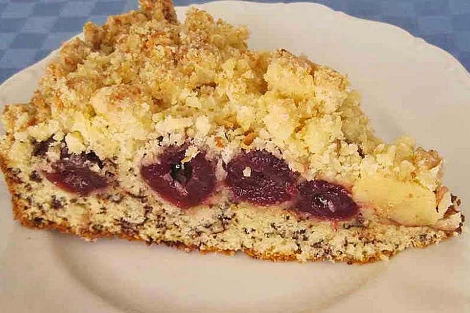 Kirschenkuchen mit Streuseln