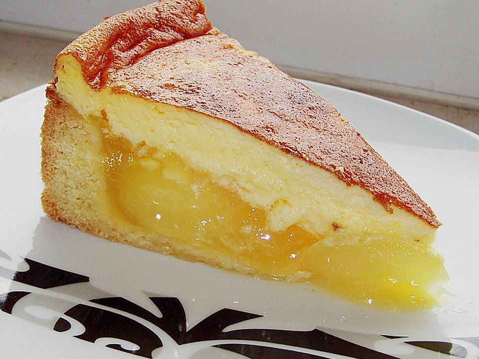 Birnenkuchen mit Sekt