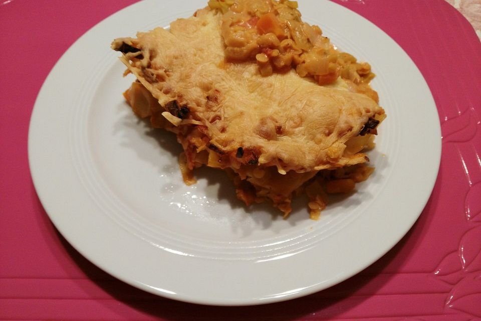 Linsenlasagne Linsenlasagne