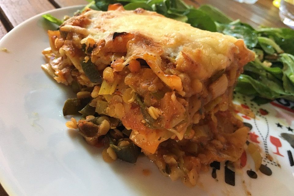 Linsenlasagne Linsenlasagne