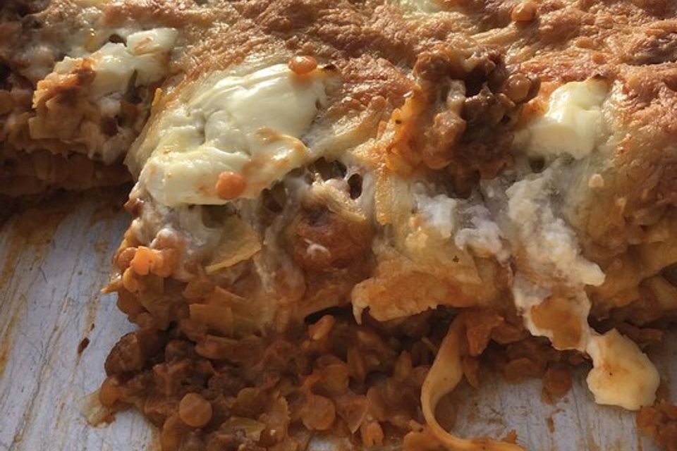 Linsenlasagne Linsenlasagne