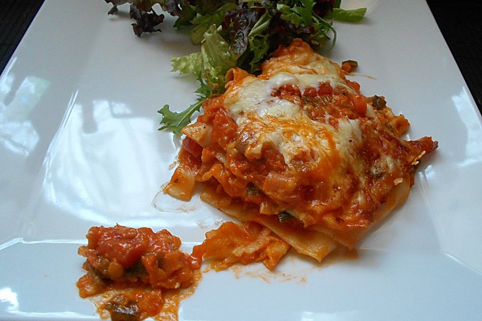 Linsenlasagne Linsenlasagne