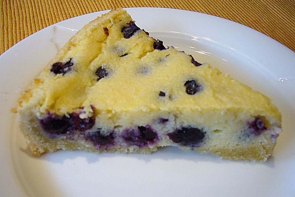 Heidelbeerkuchen mit Grießguss