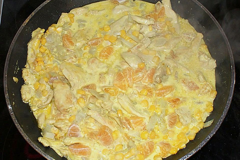 Exotisches Hähnchen - Curry mit Fenchel