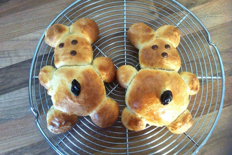 Osterhasen zum Frühstück