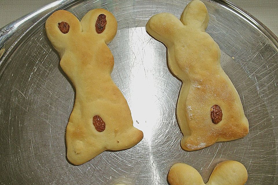 Osterhasen zum Frühstück