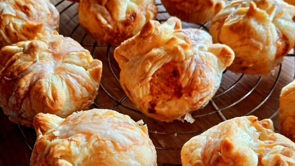 Blätterteig - Schinken - Muffins von funkelsteinchen Blätterteig - Schinken - Muffins von funkelsteinchen