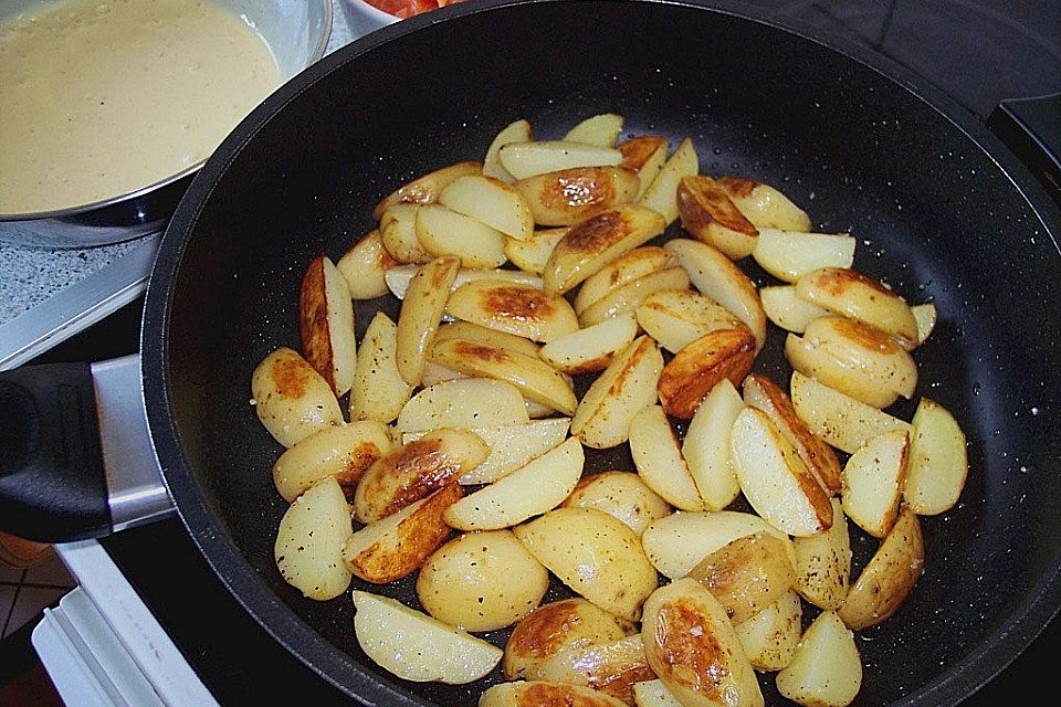 Lachs-Kartoffel-Pfanne