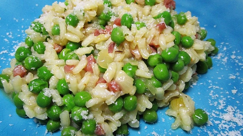 Erbsen-Risotto