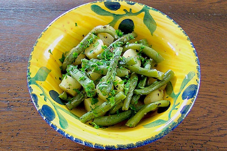 Grüne Bohnen - Kartoffel - Salat