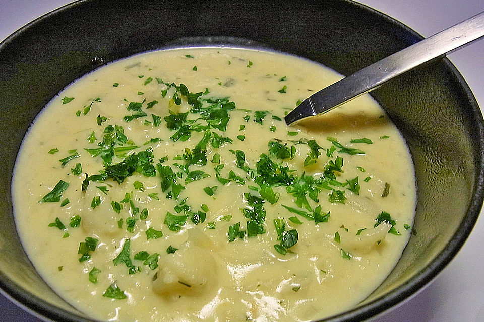 Blumenkohl - Cremesuppe