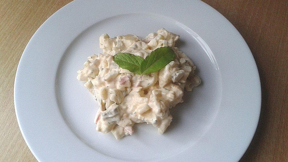 Kartoffelsalat mit Apfel und Ei von eskima