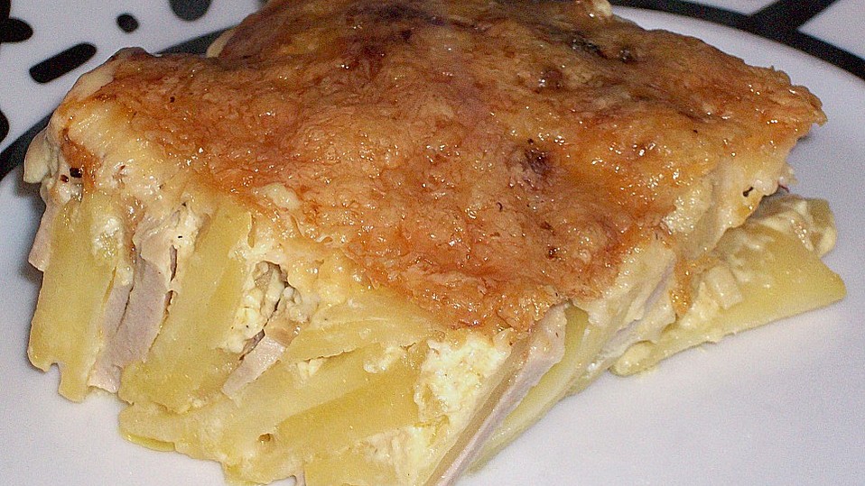 Sahniges Kartoffel - Fleischwurst - Gratin von sabine0805