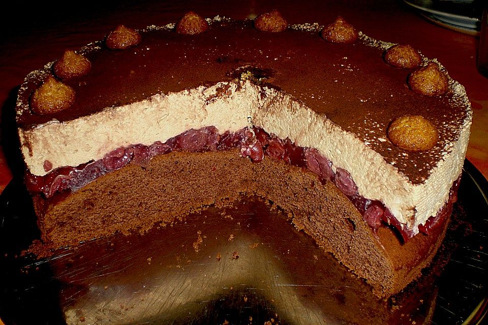 Cappuccino - Kirsch - Torte