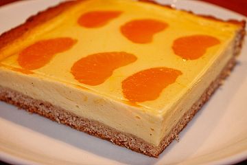 Blitz Kasekuchen Mit Mandarinen Vom Blech Von Katalin Chefkoch